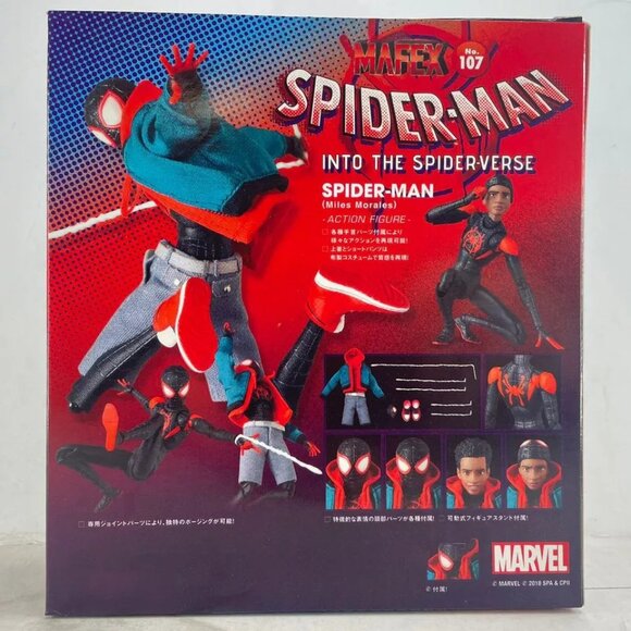 1to3Shop Other - Spider-Man Action Figure Miles Morales Into The Spider Verse Toy New With Box